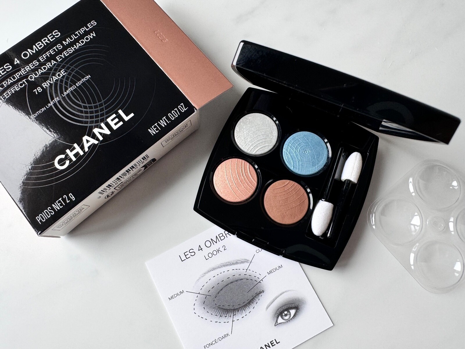 CHANEL Multi-Effect Quadra Eyeshadow 78 RIVAGE, NIB Spring
