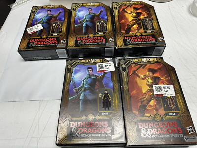 Lot of 5 Dungeons & Dragons GOLDEN Honor Among Thieves Holga & SIMON Figures New