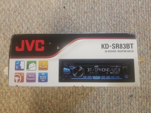 JVC KDSR83BT In-Dash CD- Built-in Bluetooth, USB and Detachable Faceplate