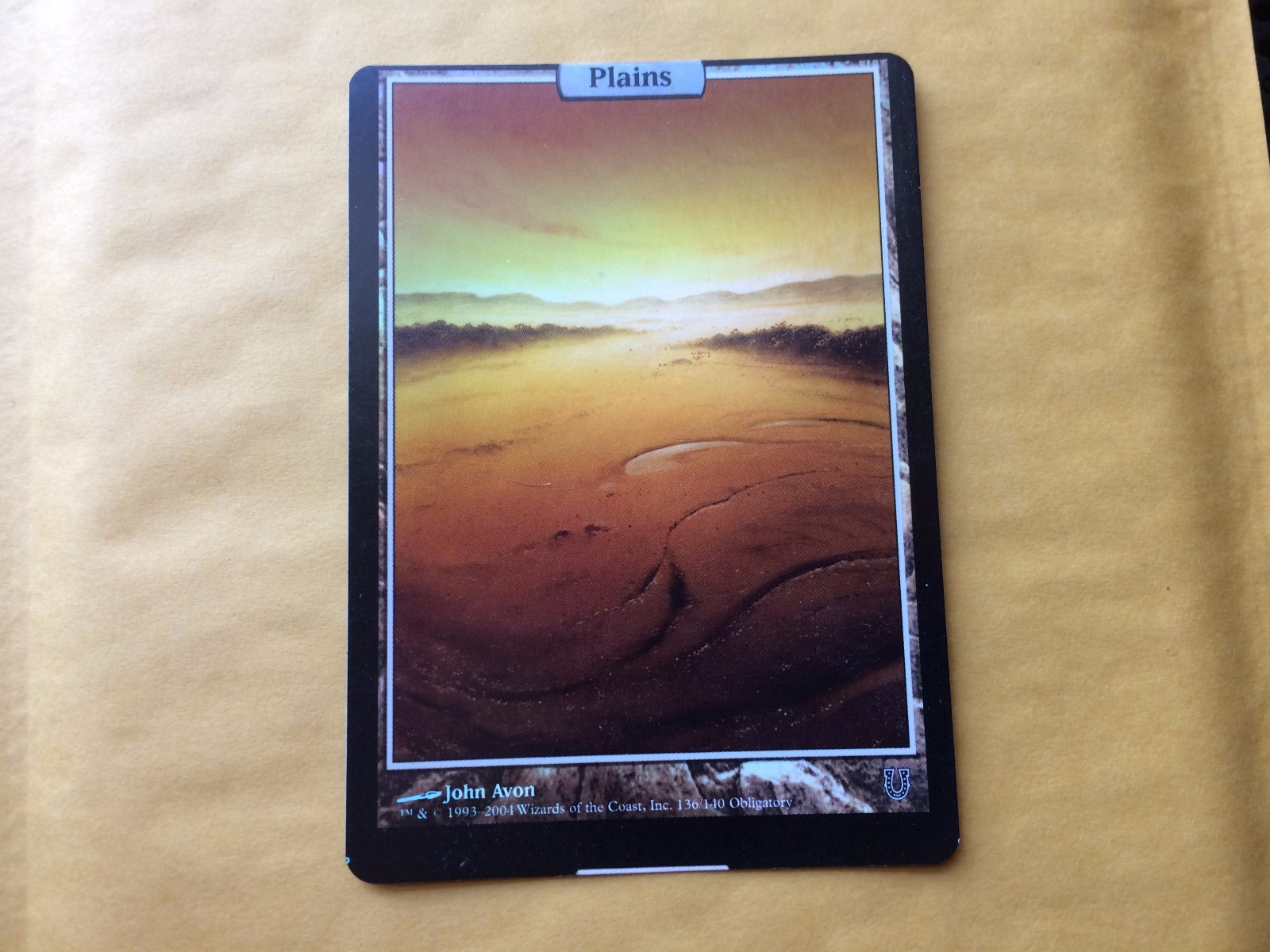 マジック：ザ・ギャザリング Plains mtg unhinged foil Miscut Unhinged Foil Plains Misprint MTG Magic GENUINE