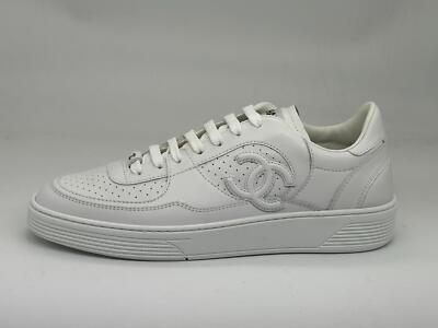 CHANEL 23A Leather CC Sport Runner Lace Up Sneakers Kicks