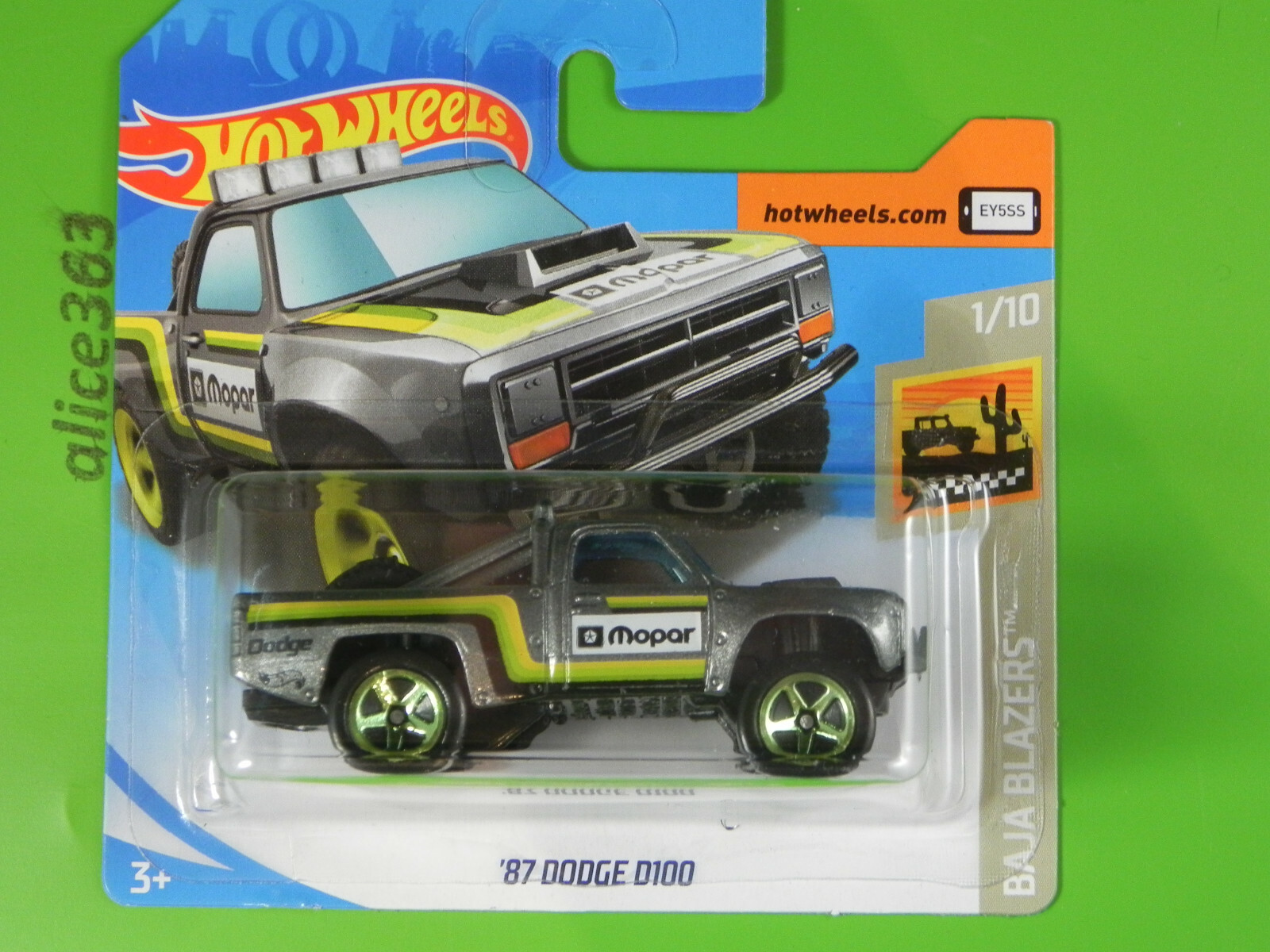 hot wheels 87 dodge d100