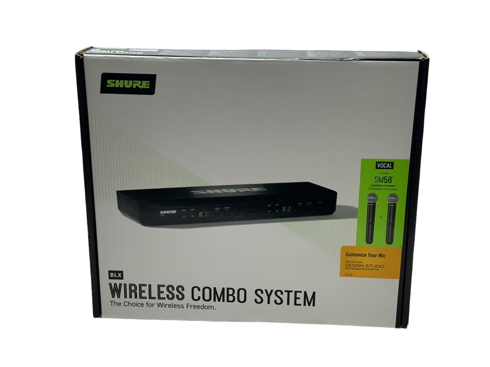 Shure Wireless Handheld Microphone System BLX288/SM58 Dual