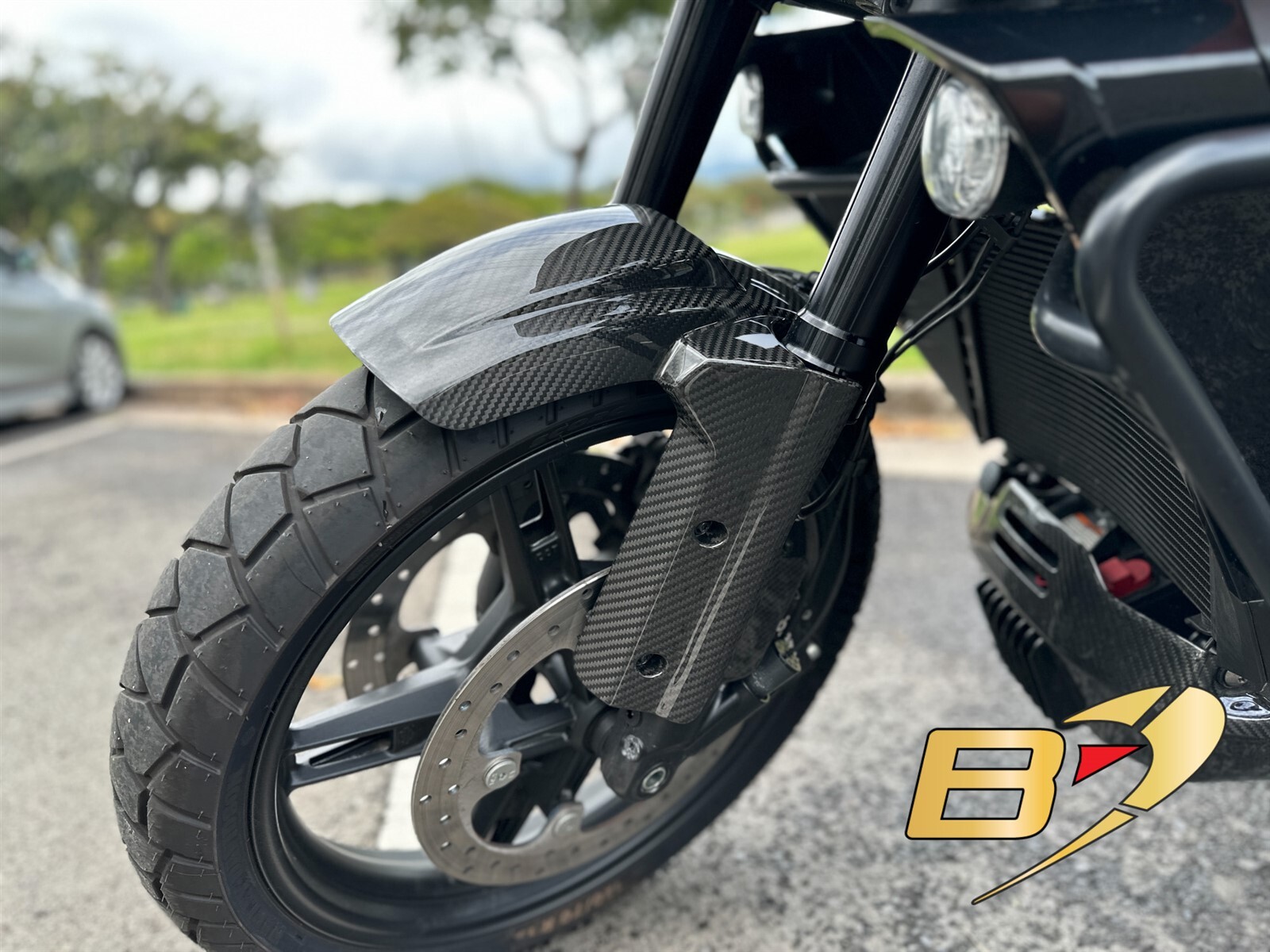 Harley Davidson Pan America 1250 2021+ Carbon Fiber Front Fender Fairing Twill