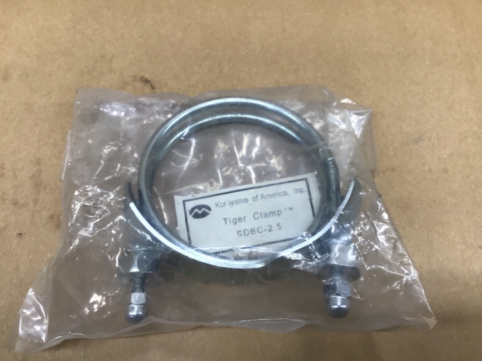 KURIYAMA TIGER CLAMP SDBC 25 SPIRAL DOUBLE BOLT CLAMP 2.5