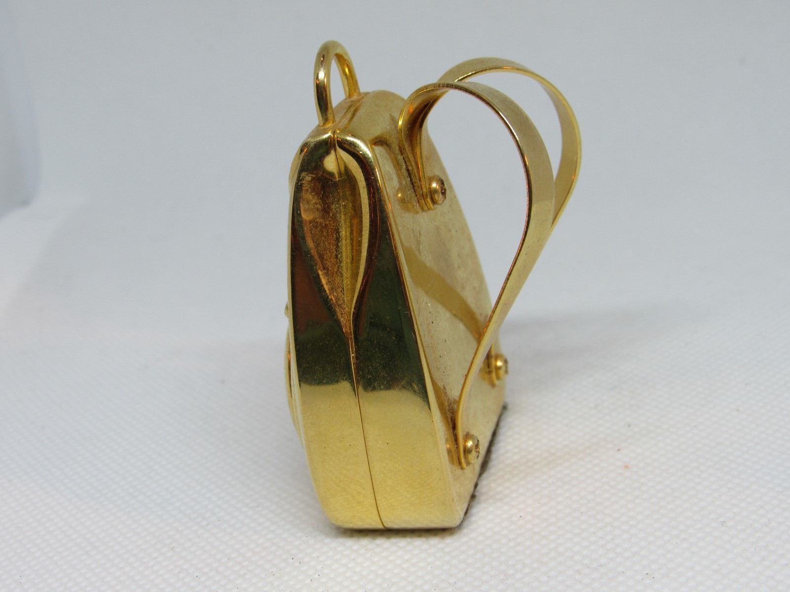 Timex Quartz Japan Mov't Novelty Miniature Backpack Bookbag Clock # 20.38