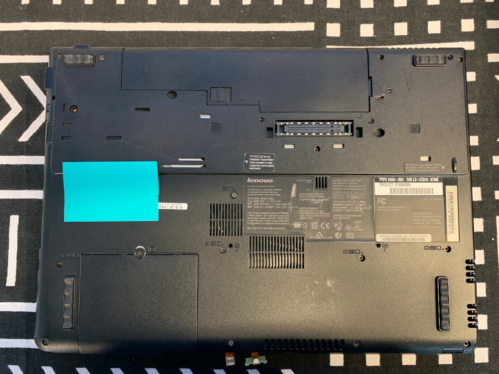 Lenovo IBM ThinkPad as is for parts only