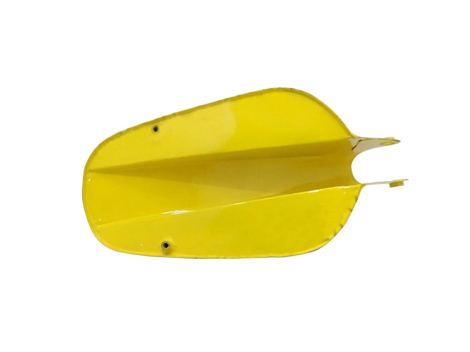 Petrol Fuel Tank Yellow & Black Chrome Plated Fits Ducati 350cc Scrambler