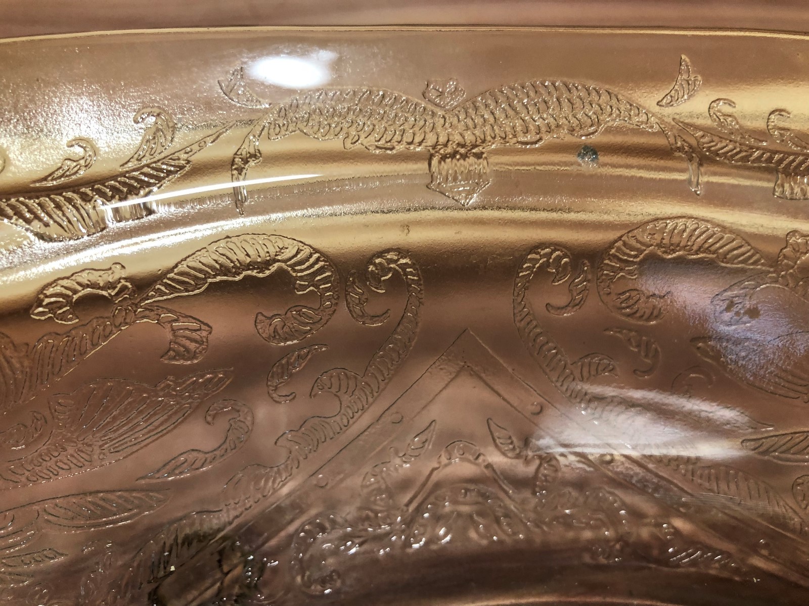 Madrid Depression Glass vegetable bowl pre-owned