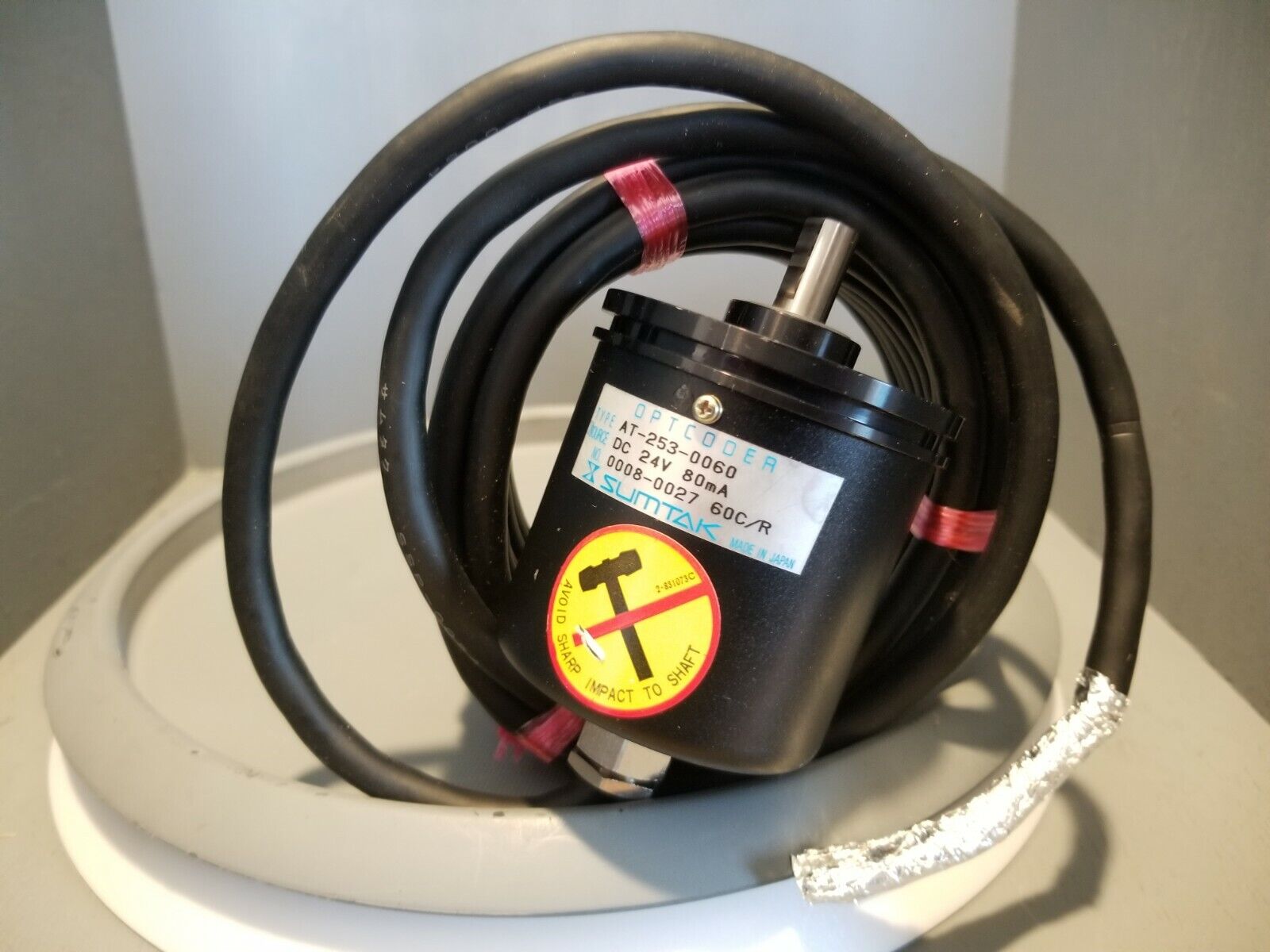 Sumtak Optcoder Encoder, 24VDC, 80mA, Type AT-253-0060, 0008 Sumtak Optcoder Encoder, 24VDC, 80mA, Type AT-253-0060, 0008