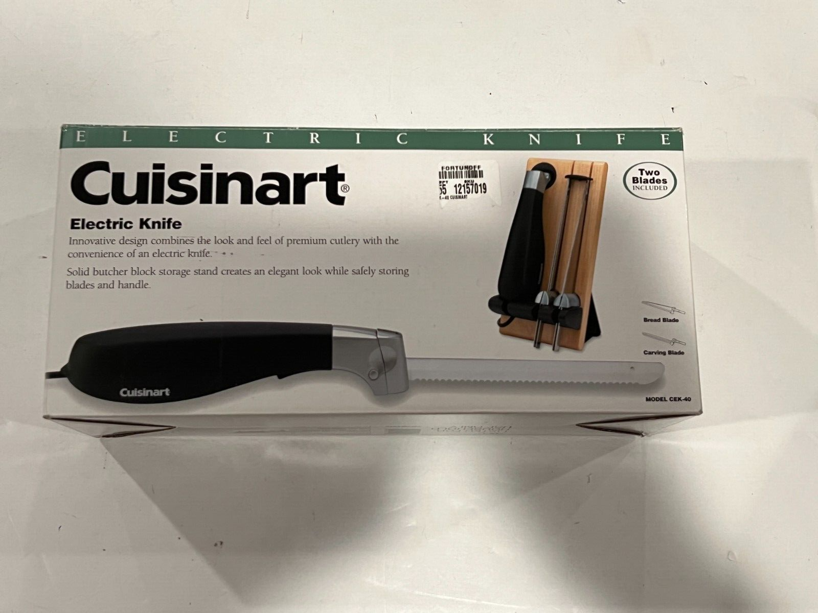 Cuisinart CEK40 Electric Knife with Two Blades