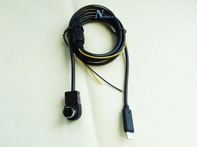AUX CABLE FOR ALPINE CDA-9847R CDA-9851 CDA-9851R CDA-9852 /E iPHONE 14 13 12 11