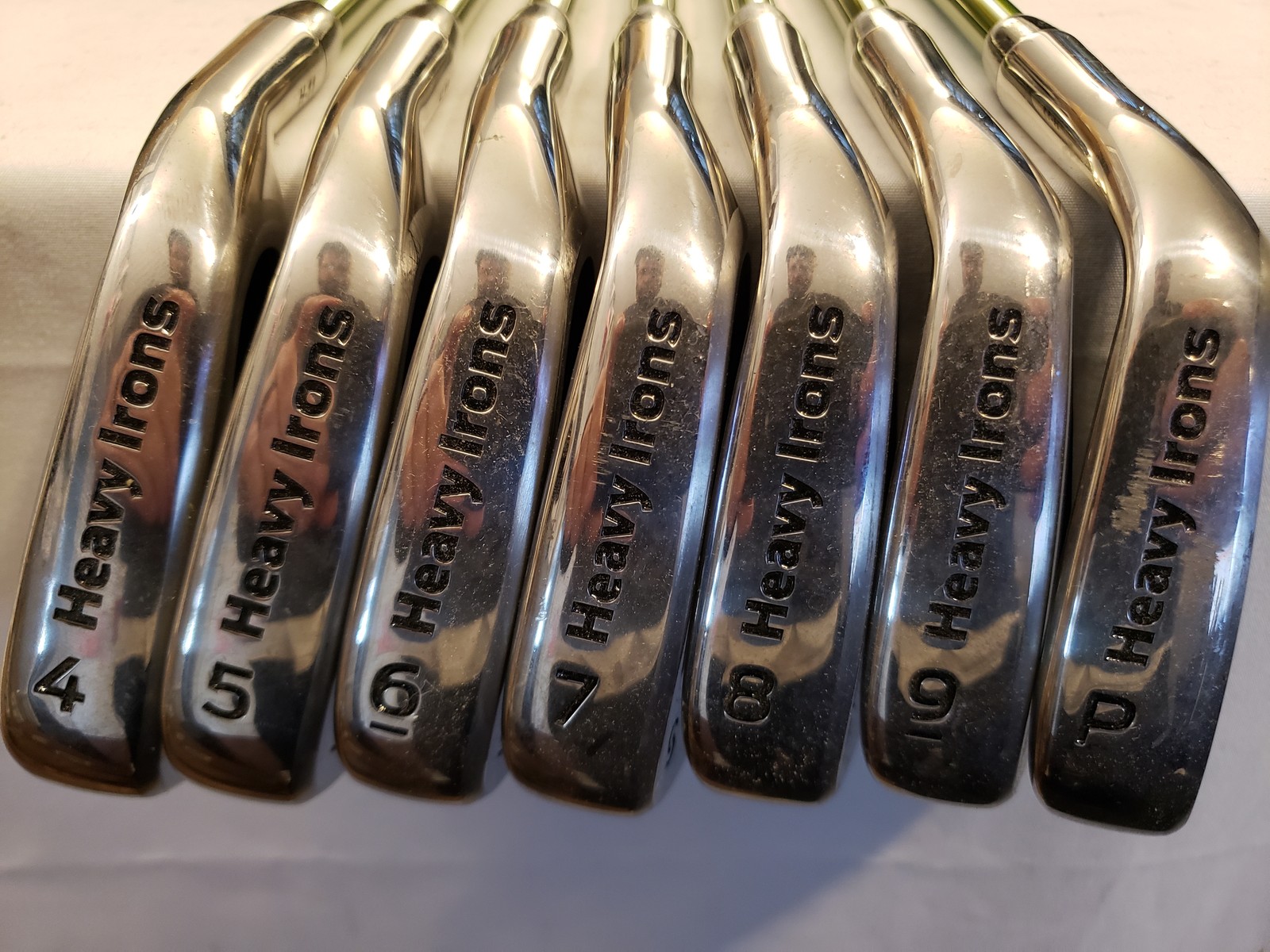 Used Boccieri Golf Heavy Irons Set (4-PW) 7 Clubs - Graphite Aldila 85 - Stiff