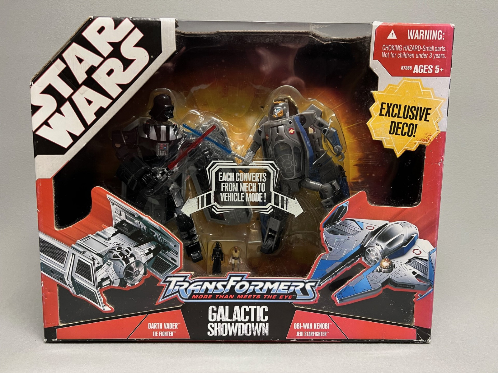 【日本未発売】STAR WARS TRANSFORMERS CROSSOVERS TRANSFORMERS 2007CROSSOVERS STAR WARS MILLENIUM FALCON 100