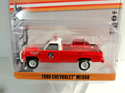GREENLIGHT EXCL - FIRE DEPARTMENT CITY OF NEW YORK FDNY - 1986 CHEVROLET M1008