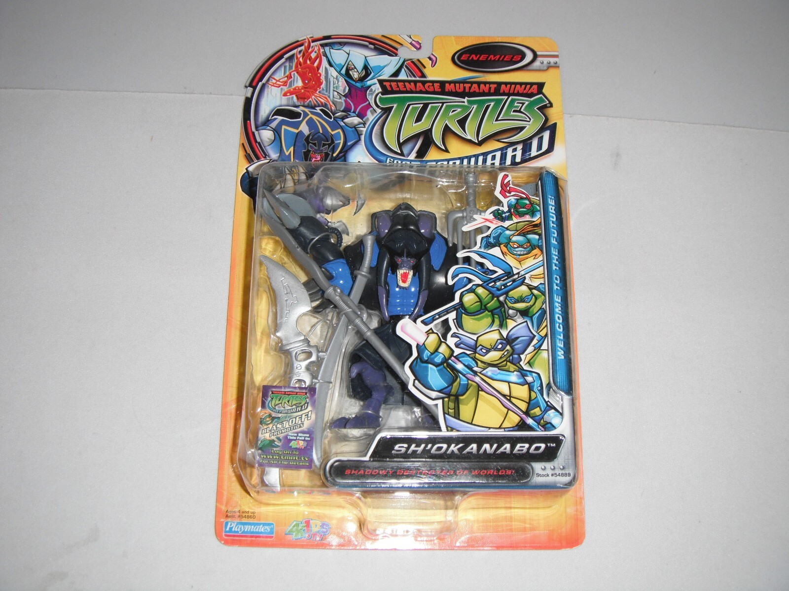 2006 Playmates Teenage Mutant Ninja Turtles Fast Forward SH