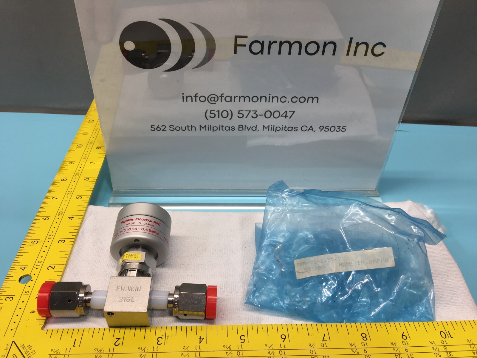 Fujikin FPR-71-6.35-2 Solenoid Valve, 129886