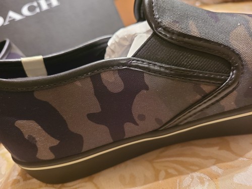 Pre-owned Coach Men's Low Top Sneaker Signature Canvas 11 D Camo Limited Edition In Multicolor