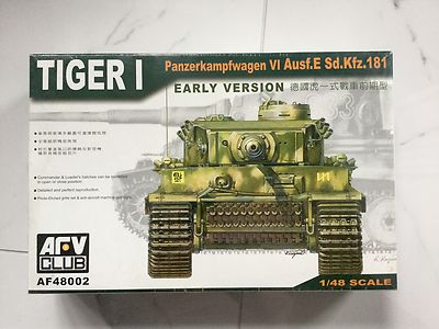 AFV CLUB 1/48 WW II GERMAN TIGER I PANZER MK VI AUSF. E W/ PHOTO ETCH 48002 FS