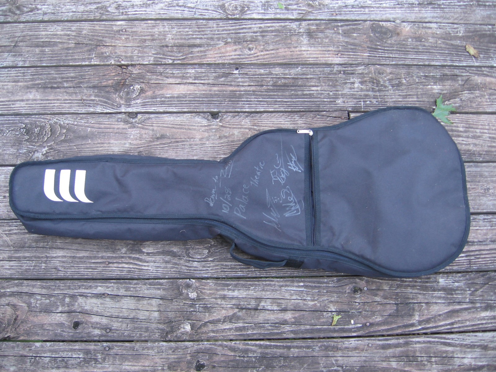 TKL Soft Guitar Carrying Case Black W Shoulder Straps Autographed Down to Zero