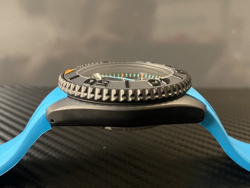 Pre-owned Seiko Srpd79 “miami Vice” Mod Watch - Custom Insert Chapter Ring Sapphire Glass