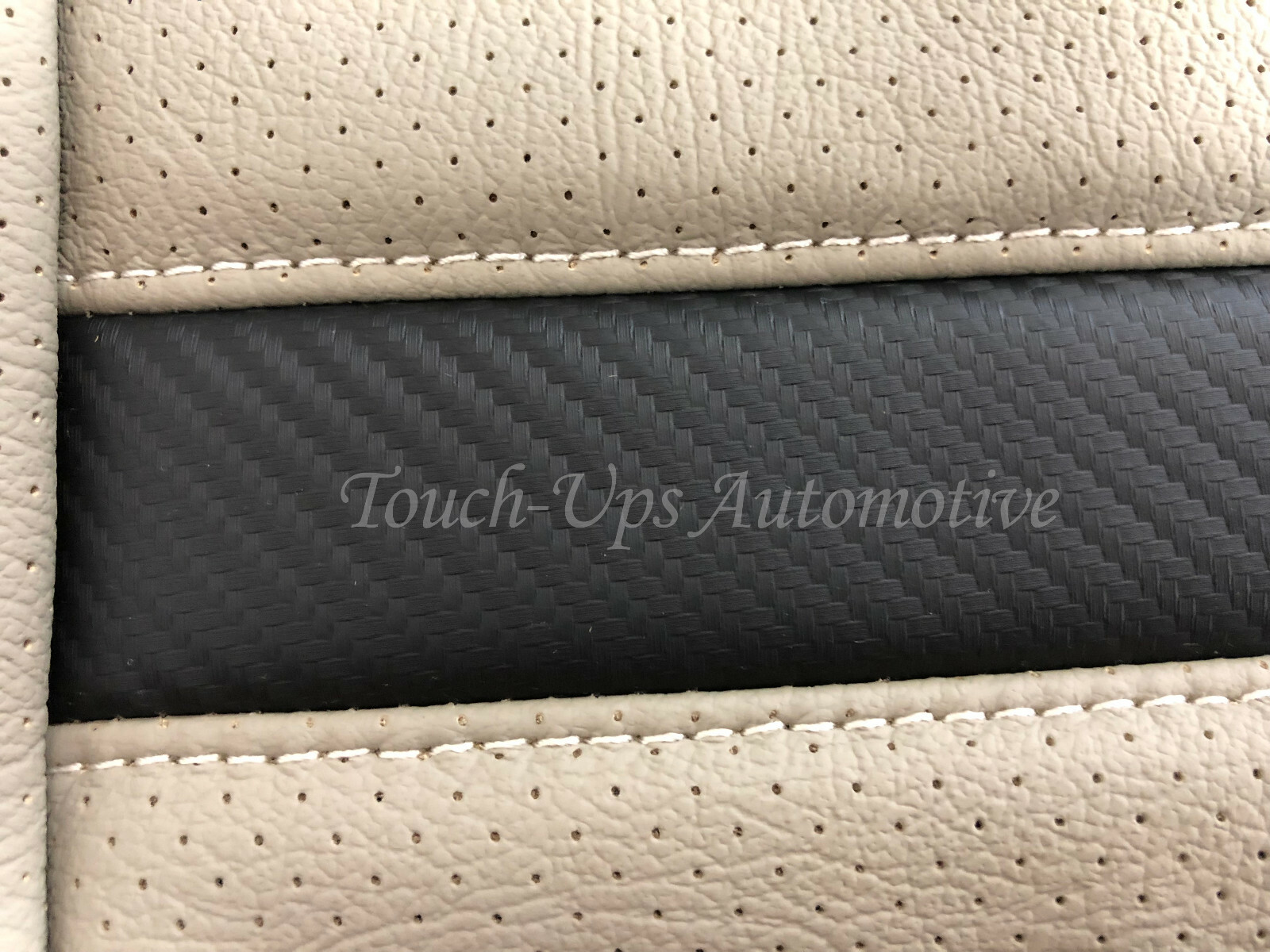 スキンキャビア for 16-2021 Honda Civic Sedan EX EX-T Katzkin Ivory Carbon Leather