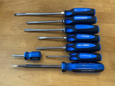 Armstrong 8-piece Screwdriver Set - Made in USA
