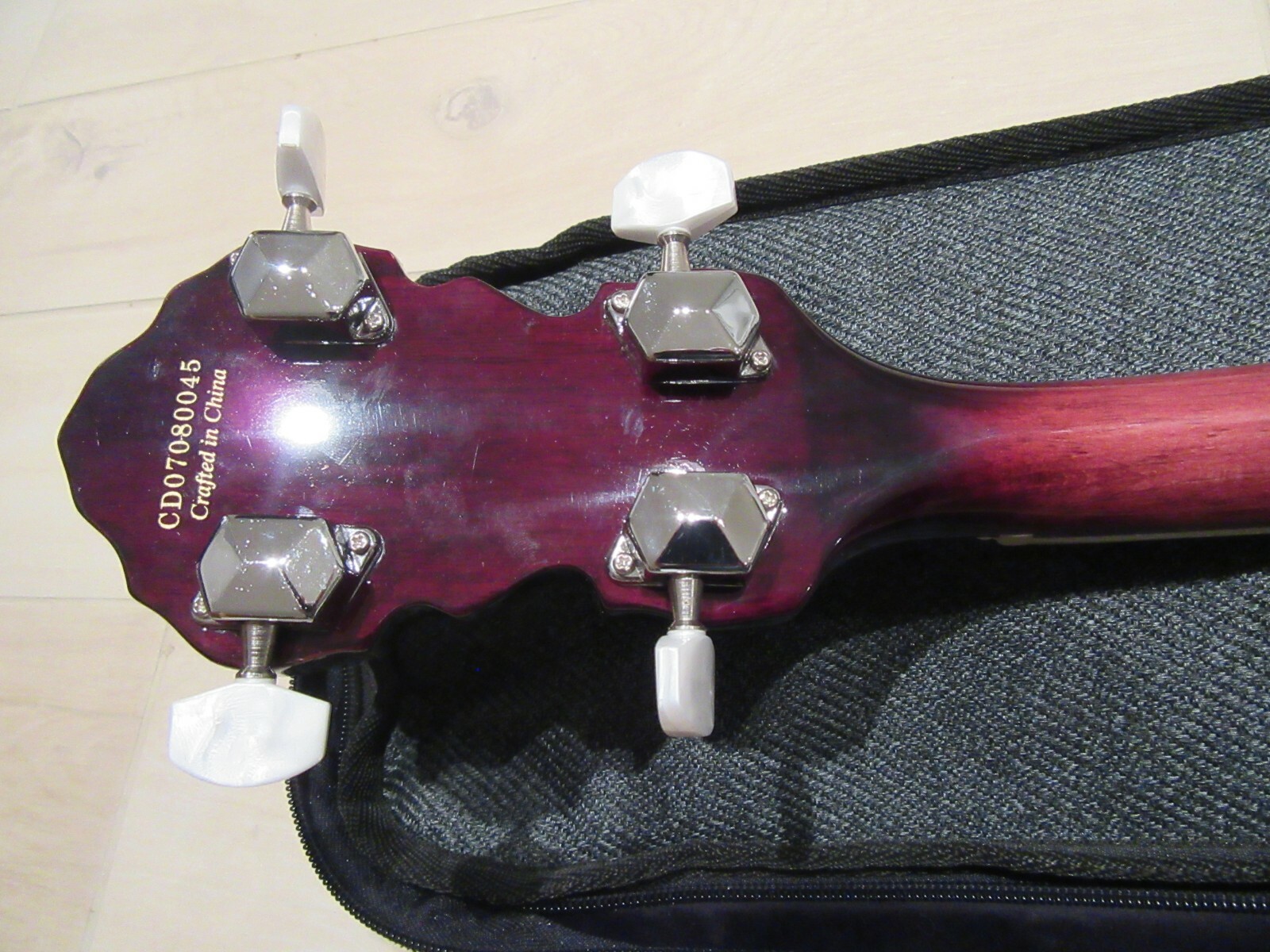Fender 5-string banjo with the case, model CD07080045