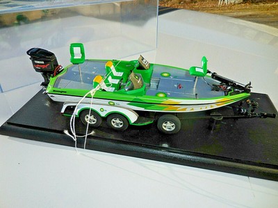toy fishing boat and trailer