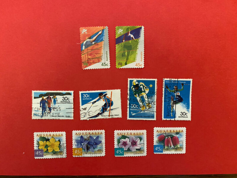 Australia Postal Stamp Sets 