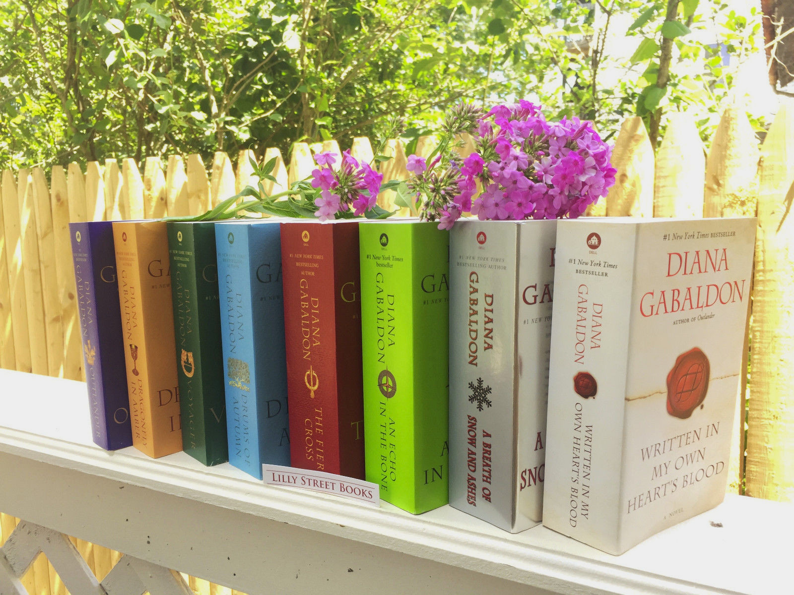 Outlander Series Volumes 1-8 Book Set By Diana Gabaldon Mass Market W/ Slipcase