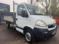 2009 Vauxhall Movano 2.5 Movano 3500 CDTI MWB Chassis Cab Diesel Manual