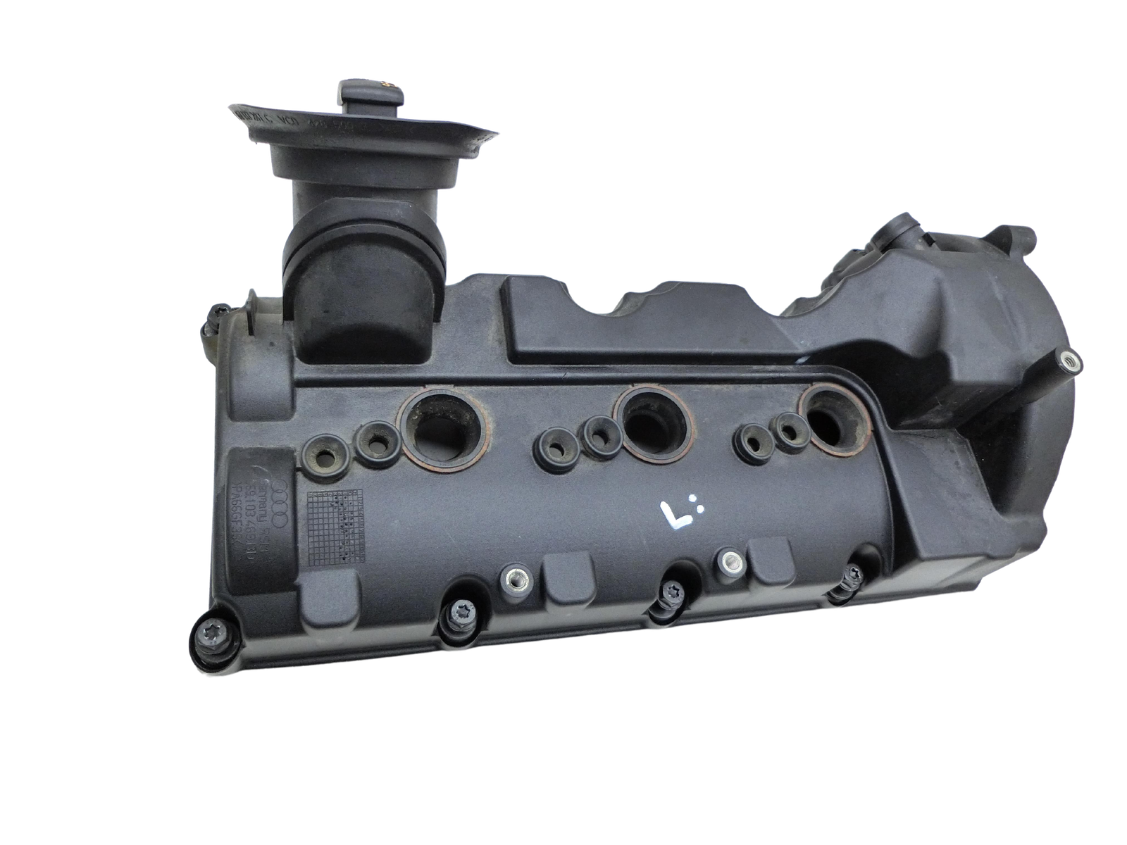 Audi A6 4G C7 11-14 qu TDI 3,0 180KW CDUD Ventildeckel Zylinderkopfhaube Links 4-6  - Bild 1