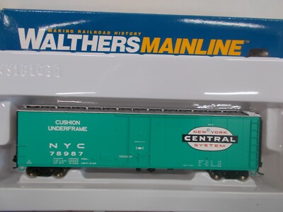 WALTHERS MAINLINE ~ NEW YORK CENTRAL 50' INSULATED BOX CAR # 78987 ~ HO SCALE
