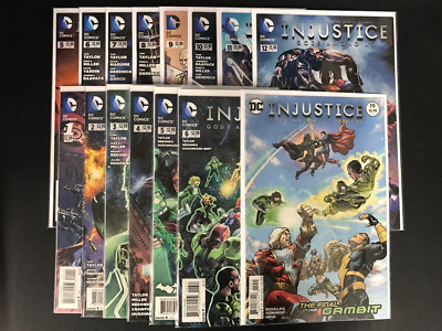 (15) DC Injustice Gods Among Us Multiple Years Comic Lot High Grade
