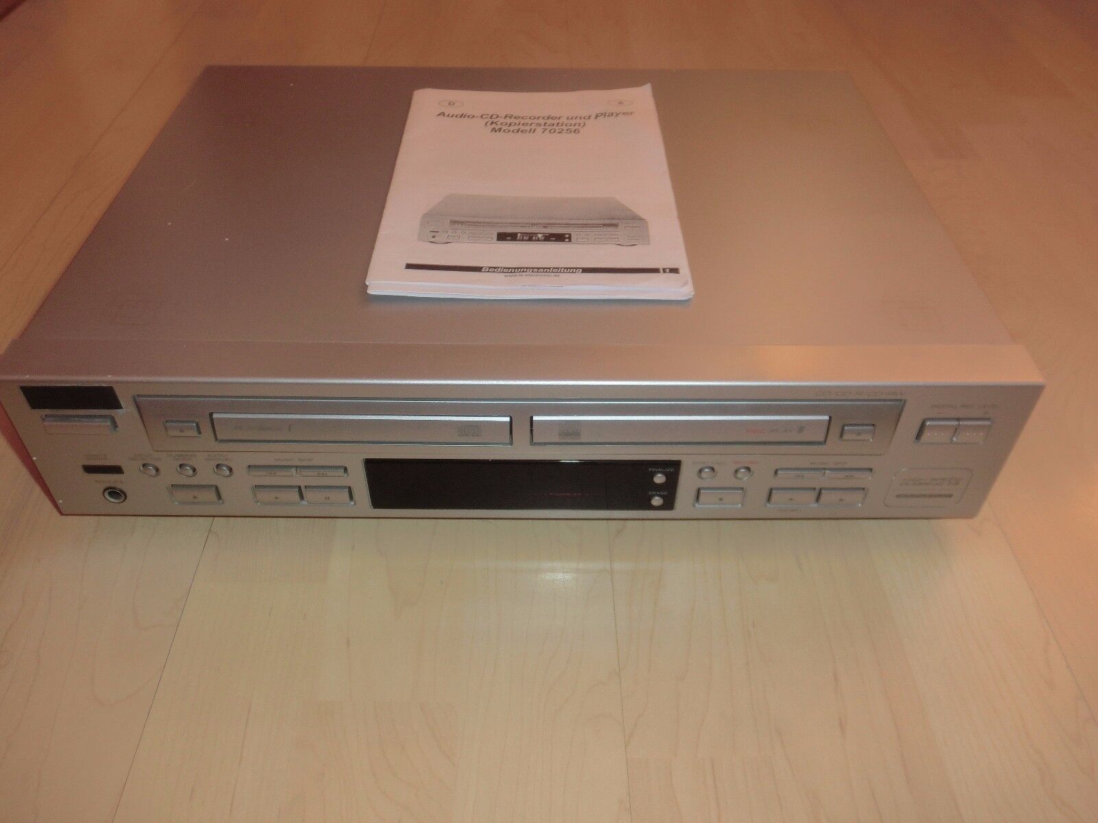LandS 70256 Audio CD-Recorder, Doppel-Laufwerk, DEFEKT liest keine Discs