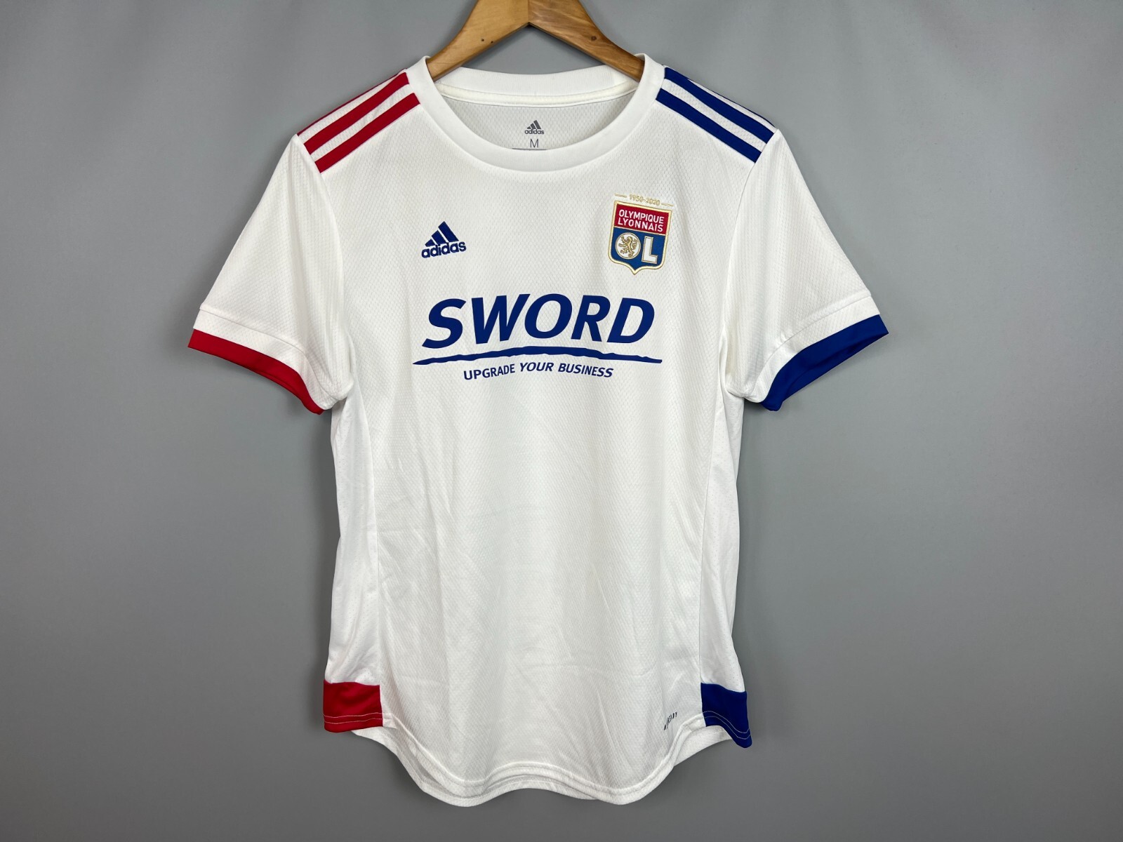 OLYMPIQUE LYONNAIS 2020 2021 HOME SHIRT FOOTBALL SOCCER