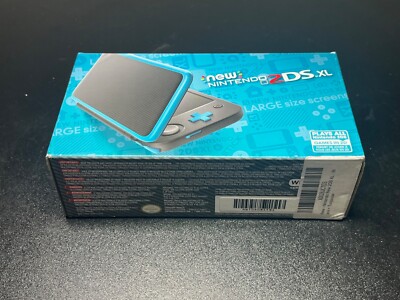 New Nintendo 2DS XL Console - Black and Turquoise   RARE Brand New A23