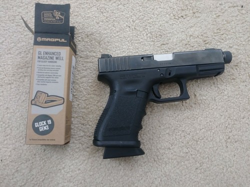 Magpul Fits Glock 19 Gen3 GL Enchanced Magazine Well MAG940-BLK