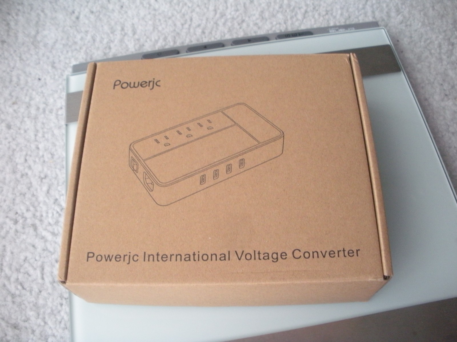 Power Voltage Converter Adapter 1875W Step Down 220V to 110V with 4 Smart USB
