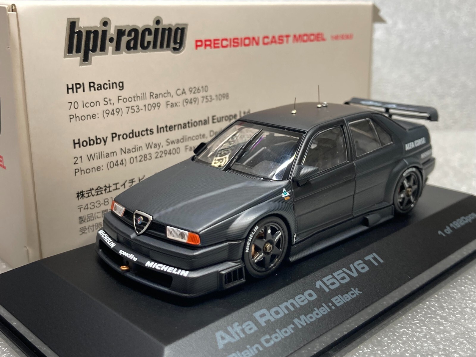 1/43 hpi-racing アルファロメオ 155V6 TI ♯7 DTM