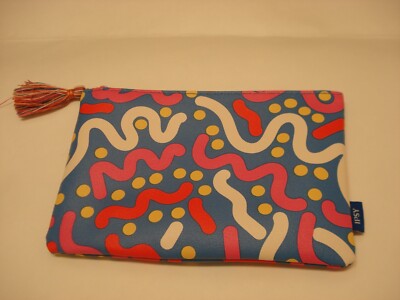 IPSY Glam Bag September 2023 Multicolor Tassel Zipper. Makeup Bag Only NEW