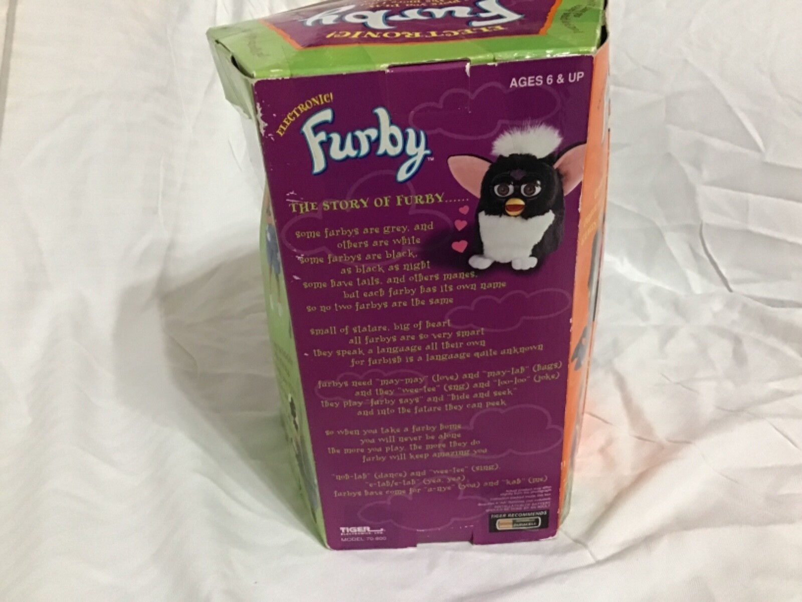 1998 Furby Tiger Electronic Pet NIB