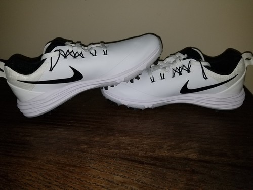 new Nike Men's Lunar Command 2 Golf Shoe cleats white 849968-100 Mens Sz 7