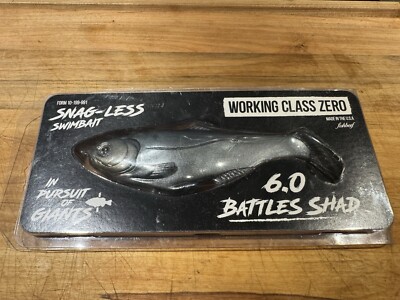 Working Class Zero Battle Shad 6.0 Silver Blue