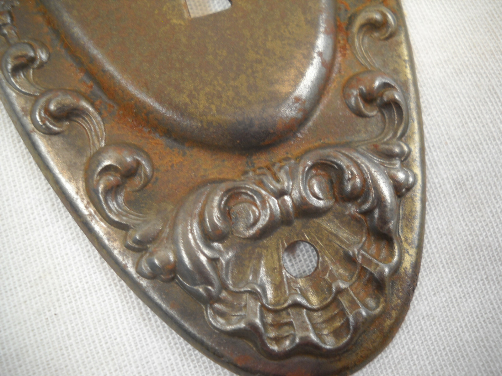 Y&T Antique Metal Doorknob Backplate Door Hardware