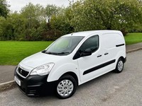 2018 68 PEUGEOT PARTNER 1.6 BLUEHDI 651 SE L1 H1 WHITE PANEL VAN 1 OWNER FSH