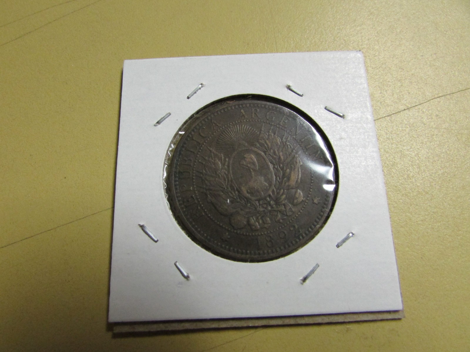 1892 Argentina 2 Centavos XF