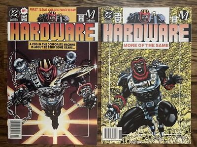 Hardware #1 & 2 Lot Rare Newsstand Variant DC Milestone NM 1993