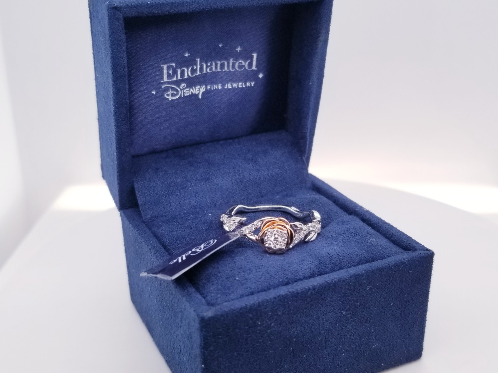 Enchanted Disney Fine Jewelry 14K White Gold and Rose Gold 1
